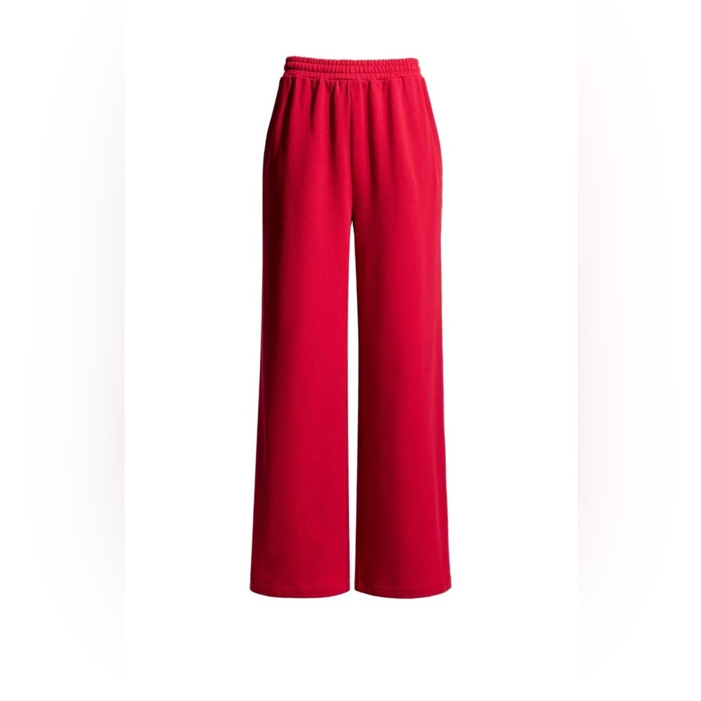 Magda Butrym Red Wide Leg Pants